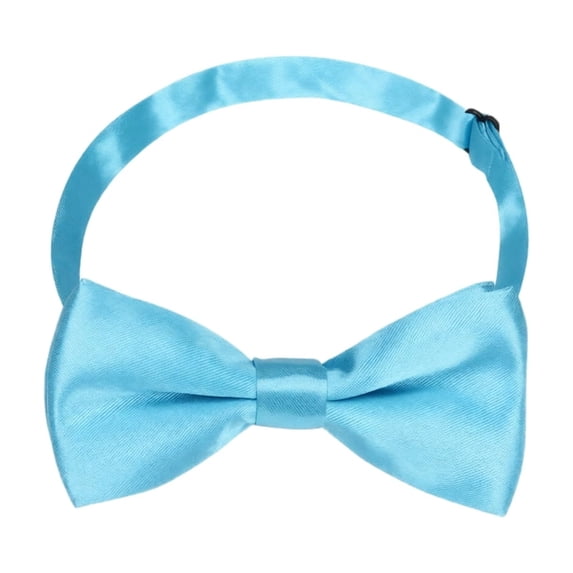 Voska Boys Solid Pattern Pre Tied Bow Tie Comfort Adjustable Band Child Formal Bowtie For Choir Recital Birthday Party Graduation Ceremony Events