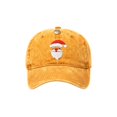 thumbnail image 1 of Voska Christmas Hats Christmas Baseball Cap Funny Santa Adjustable Embroidery Cotton Hat for Men Women Ginger One Size, 1 of 5
