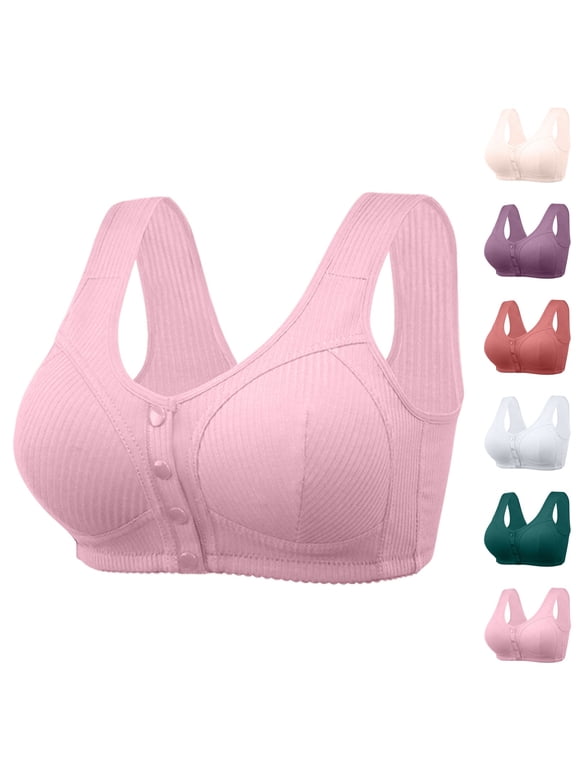Daisy Bra for Seniors, Front Snap Closure Bras, Front Snaps Daisy Bras for Older Women Complexion 40