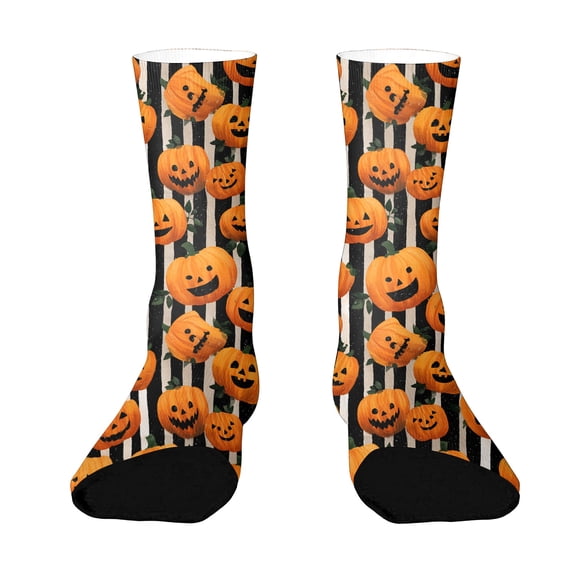 Voska Socks Novelty Crew Socks Funny Crazy Dress Socks Gifts For Women Men And Teens Black One Size