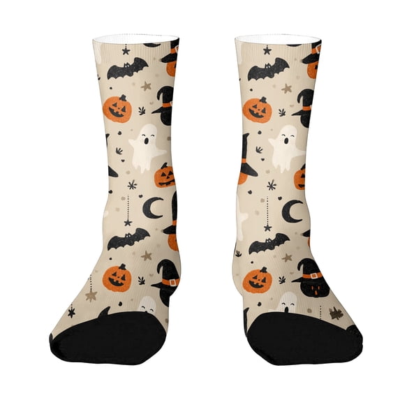 Voska Socks Novelty Crew Socks Funny Crazy Dress Socks Gifts For Women Men And Teens Khaki One Size