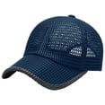 thumbnail image 1 of Voska Summer Mesh Baseball Cap for Men Women Breathable Trucker Hat, Quick Dry Lightweight Baseball Hats Running Hat Navy One Size, 1 of 3