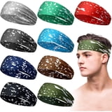 Girls Stretch Exercise Voska Unisex Running Yoga Gym Workout Sweatband Headband Cotton Stretch ...