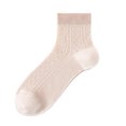 thumbnail image 1 of Voska Women's Seamless Mesh Ankle Socks Thin Breathable Moisture Wicking Odor Control Casual Daily Socks Pink One Size, 1 of 5