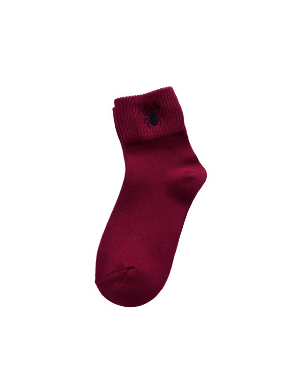 Womens Halloween Knit Mid Calf Socks Soft Wicking Odor Resistant Casual Fall Winter Warm Socks