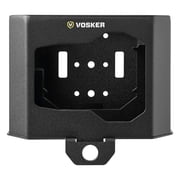 Vosker Mounting Box for Security Camera, Cable Lock, Mounting Arm, Padlock, Black