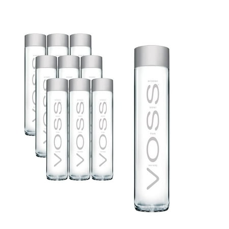 Voss Artesian Still GLASS Bottled Water, Refreshing taste 375ml / 12.7 fl oz (Pack of 9)