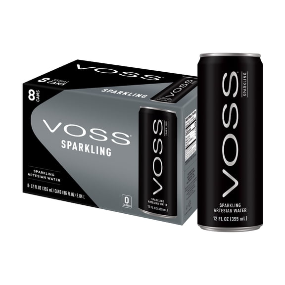 Voss Sparkling Can 8pk