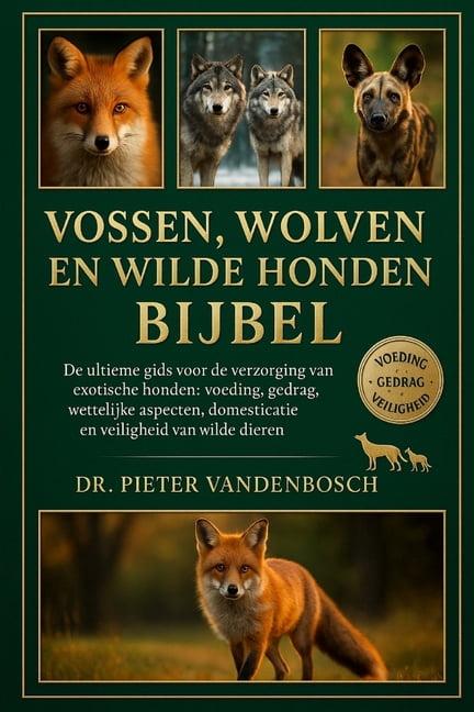 Vossen, Wolven En Wilde Honden Bijbel: De ultieme gids voor de verzorging van exotische honden: voeding, gedrag, wetteli, (Paperback)