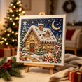 thumbnail image 1 of Vostella Christmas Pearl Diamond Painting DIY Art Kit , Christmas Pearl Bead Art Craft for Adults, Pearl Art Craft Kit for Holiday Wall Decor, Handmade Christmas Home Decoration Craft, 1 of 7