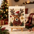 thumbnail image 1 of Vostella Christmas Pearl Diamond Painting DIY Art Kit , Complete 5D Christmas Pearl Bead Art Craft forHome Wall Table Display, Festive Diamond Painting Kit for Holiday Party Decoration Gift, 1 of 3