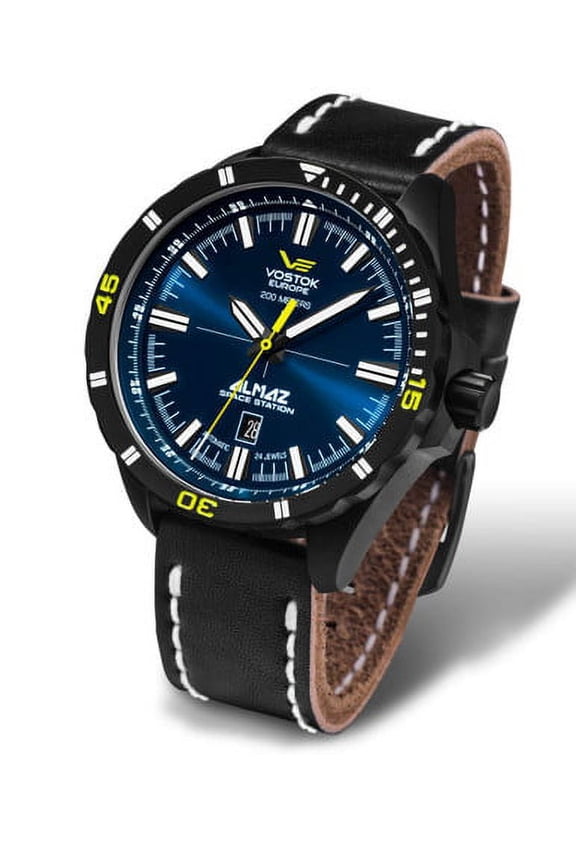 Vostok-Europe Almaz Automatic Leather Strap NH35A/320C257
