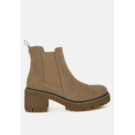 Vostok Suede Chunky Chelsea Boots