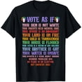 thumbnail image 1 of Vote As If Empathy Privilege Awareness Election T-Shirt, 1 of 4