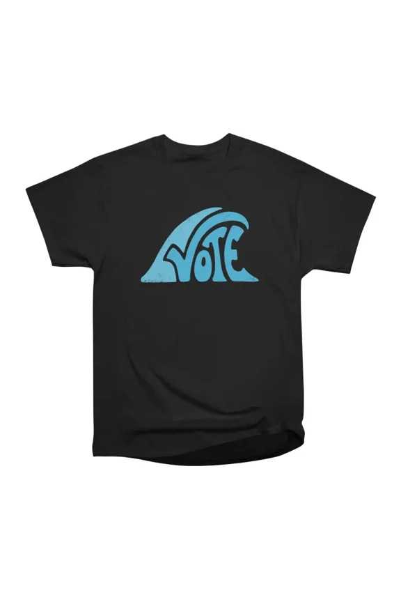 Vote Blue Wave T-Shirt Tee Gift For Him Merch For Her Apparel For Friend