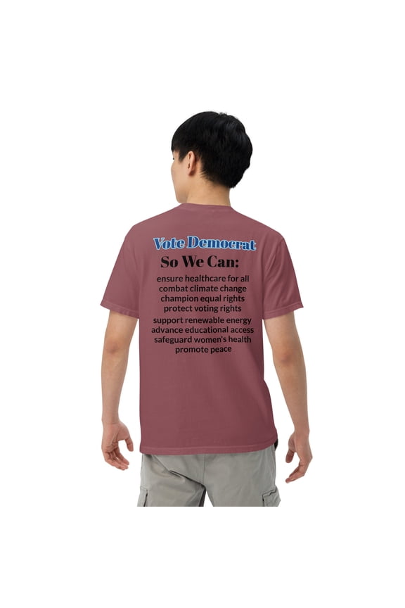 Vote Democrat Values Heavyweight T-Shirt