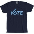 thumbnail image 1 of Vote Democratic T-Shirt Navy (S), 1 of 3