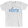 thumbnail image 1 of Vote Democratic T-Shirt White (2XL), 1 of 3