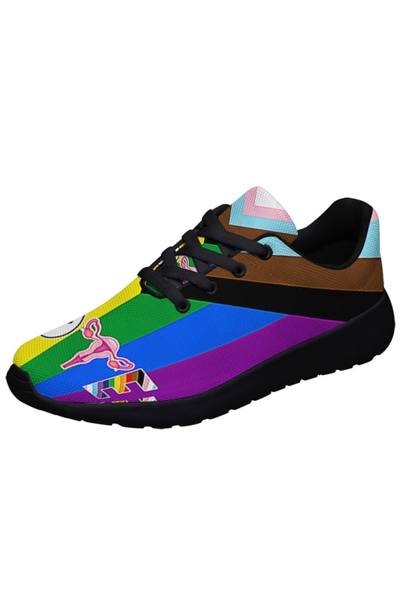 Vote Equality LGBTQ Gay Pride Shoes Sneakers Black Size 4