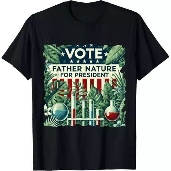 Vote Father Nature T-Shirt Unisex S-5XL Hot Trending Shirt, Vintage Birthday Gift