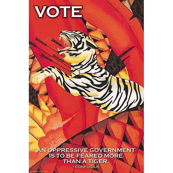 Vote- Fine Art Canvas Print (20" x 30")
