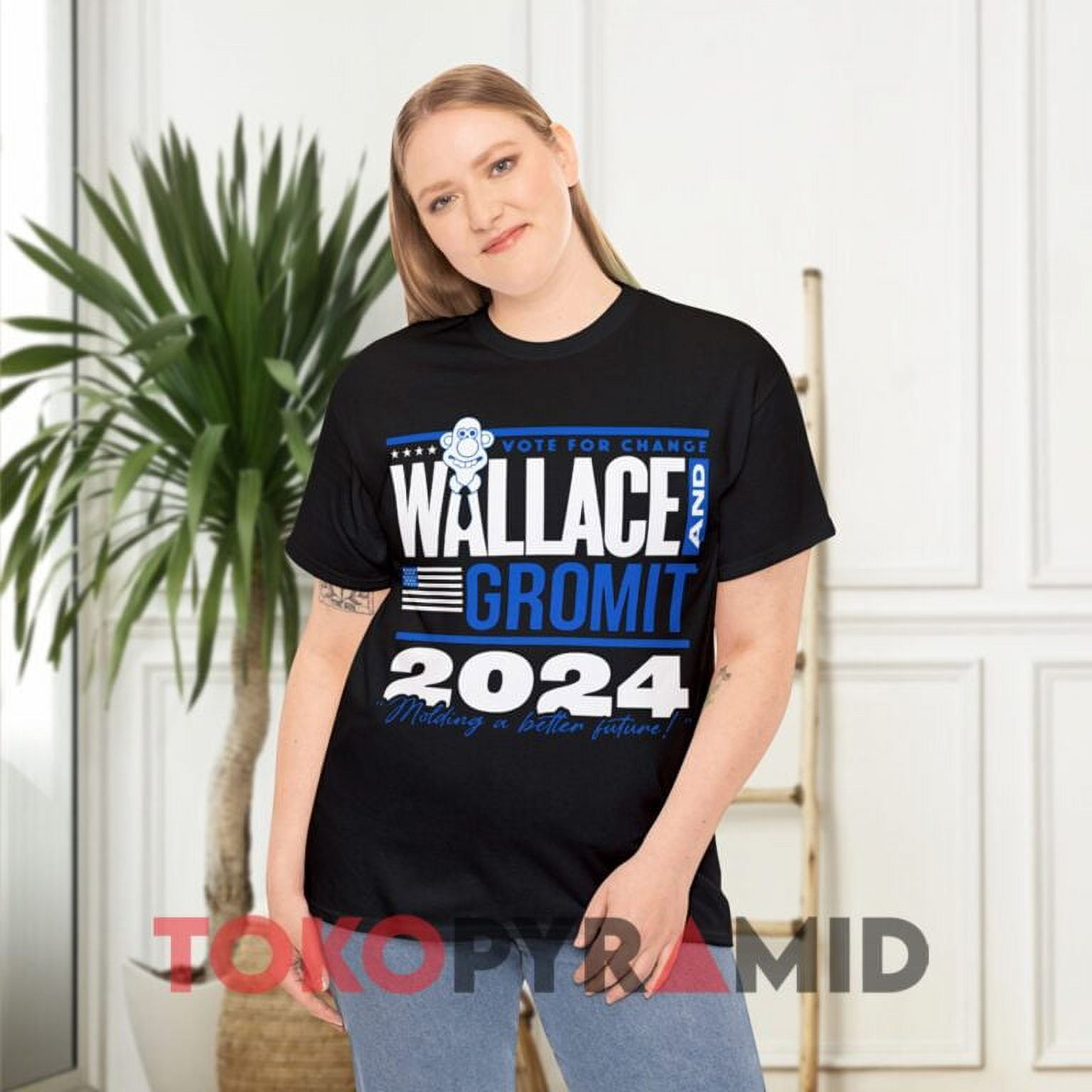Vote For Change Wallace And Gromit 2024 Shirt