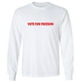 thumbnail image 1 of Vote For Freedom Adult Long Sleeve T-shirt, 1 of 3