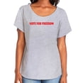 thumbnail image 1 of Vote For Freedom Womens Dolman Tee, 1 of 3