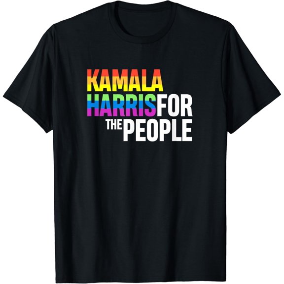 Vote Kamala Harris For The People 2024 LGBTQ Queer Gay Pride T-Shirt