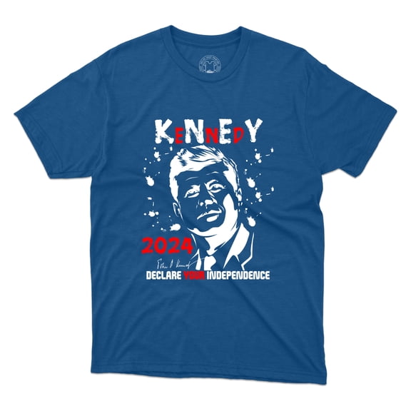 Vote Kennedy RFK Jr. 2024 T-Shirt Declare Your Independence Printed Unisex Shirt