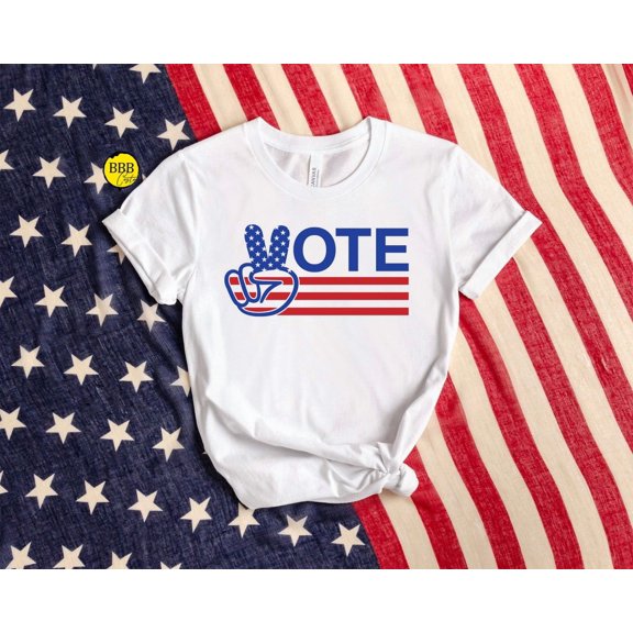 Vote Peace Sign Shirt: Feminist Human Rights Tee SWEATSHIRT All Size S-5XL