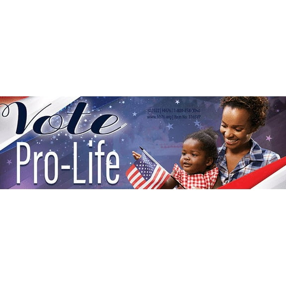 Vote Pro LIfe Pro-Life Bumper Sticker