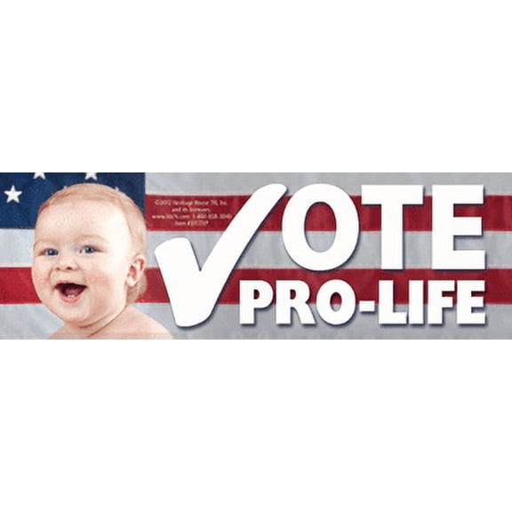 Vote Pro-Life Pro-Life Bumper Sticker