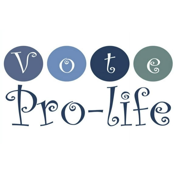 Vote Pro Life Yard Sign - 18X24" with Stake - Fast Free Shipping!