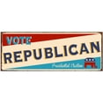 thumbnail image 1 of Vote Republican Metal Sign, 1 of 1