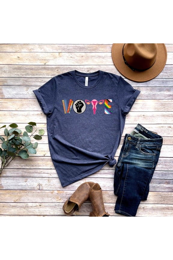 Vote Shirt, Banned Books Shirt, Reproductive Rights Tee, BLM Shirts, Political Activism Shirt, Pro Roe V Wade, Election Tshirts, LGBTQ Shirt