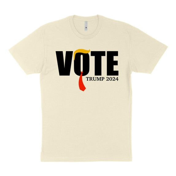 Vote Trump 2024 Shirt Unisex Large Natural