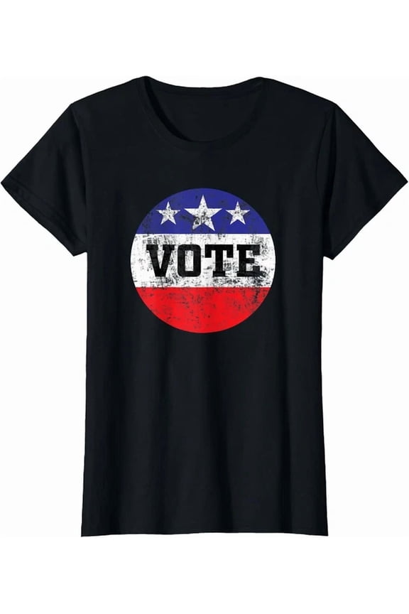 Vote Vintage Theme American Design For Elections T-Shirt