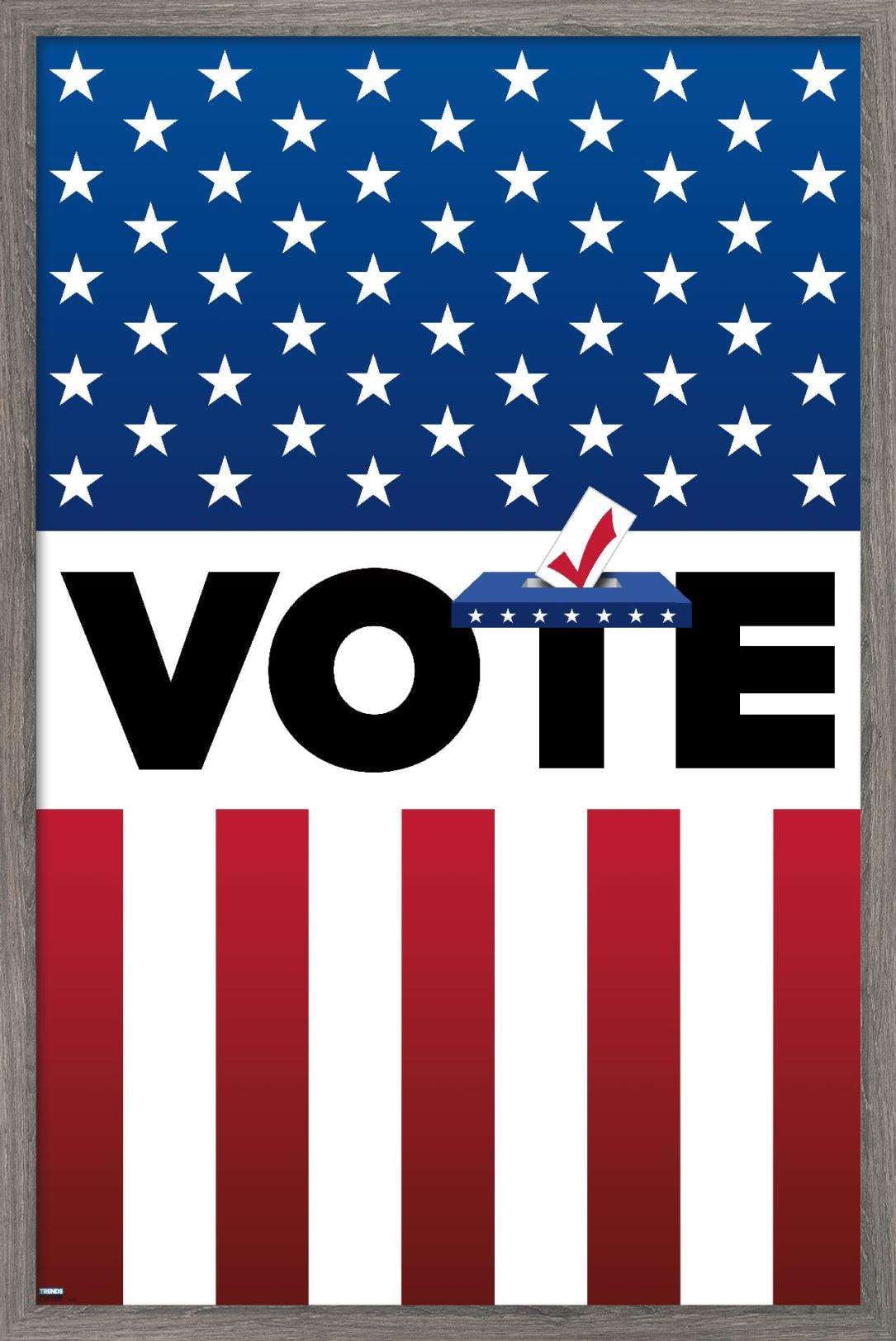 Vote Wall Poster, 22.375" x 34" Framed