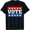 thumbnail image 1 of Voter Vintage Button T-Shirt mens t shirt，black，women，funny，misfits，men，journey，t-shirt, 1 of 4