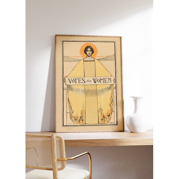 Votes For Women Suffragette Vintage Poster, Unframed Size 16x24