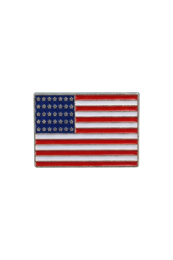 American Flag Lapel Pin - Patriotic Enamel Brooch For Suit Hat Bag Independence Day