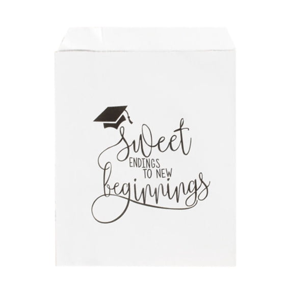 Votexa Brown Paper Graduation Gift Bag Class Of 2023 Candy Cookie Flat Envelope