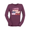 thumbnail image 1 of Voting Rights Statement Tee Long Sleeve Women's, 1 of 4