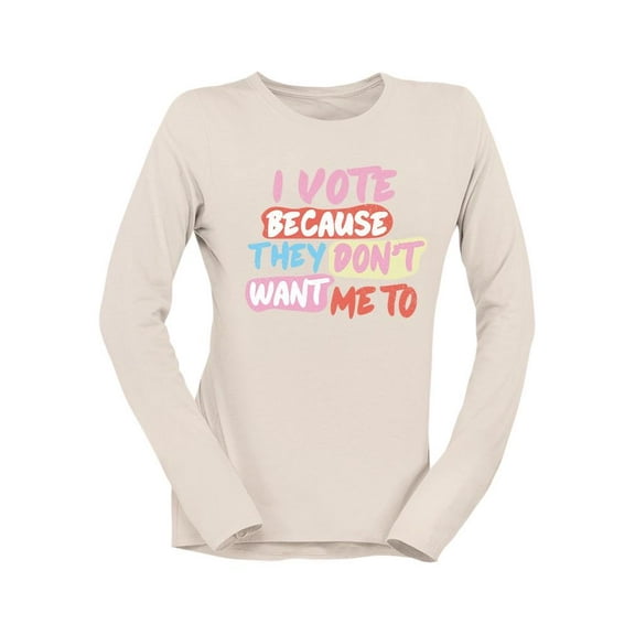 Voting Rights Statement Tee Long Sleeve Women's