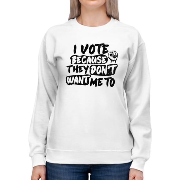 Voting Rights Statement Tee Sweatshirt Women's