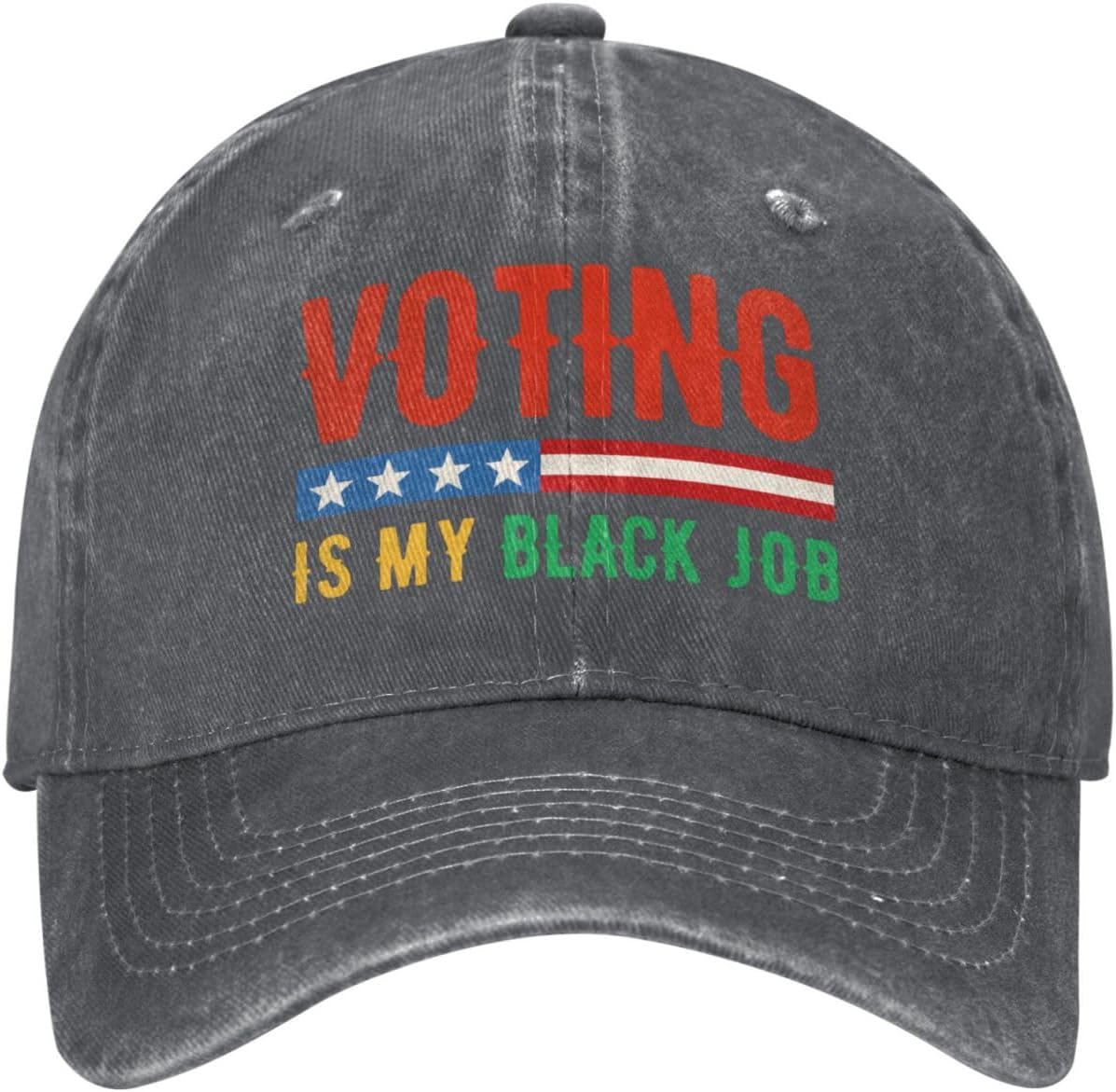 Voting is MyBlack Job Hats Caps Election 2024 Denim Vintage Baseball Caps