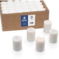 thumbnail image 1 of Votive Candle, Unscented White Wax, Box of 36, for Wedding, Birthday, Holiday & Home Decoration (15 Hour) by Royal Imports, 1 of 3