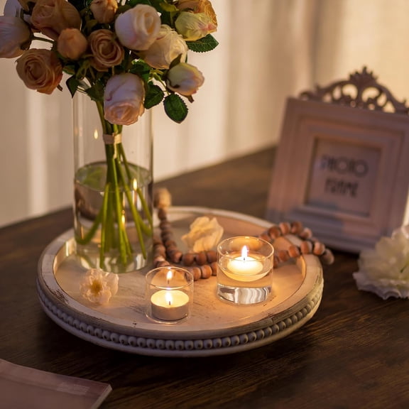 Votive Tealight Candle Holders - 48 pcs Clear Glass Tea Light Holders for Wedding, Party, Home Decor