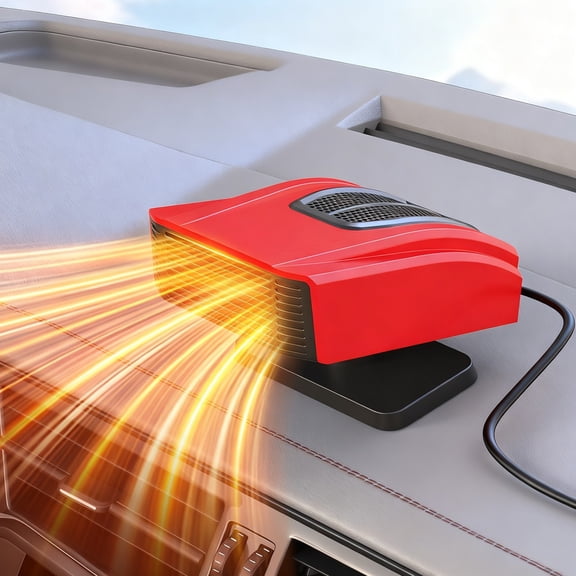 Votnto 12V Car Heater & Defroster, Fast Heating Winter Defogging Fan with Adjustable Wind Direction, 2-in-1 Cooling & Heating for Cars